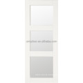 3 Glass panel double barn doors interior kits